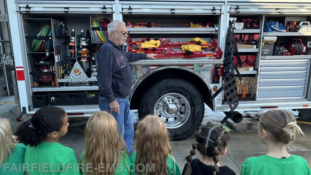 Chief Jacobs talking about the equipment and how its used.
