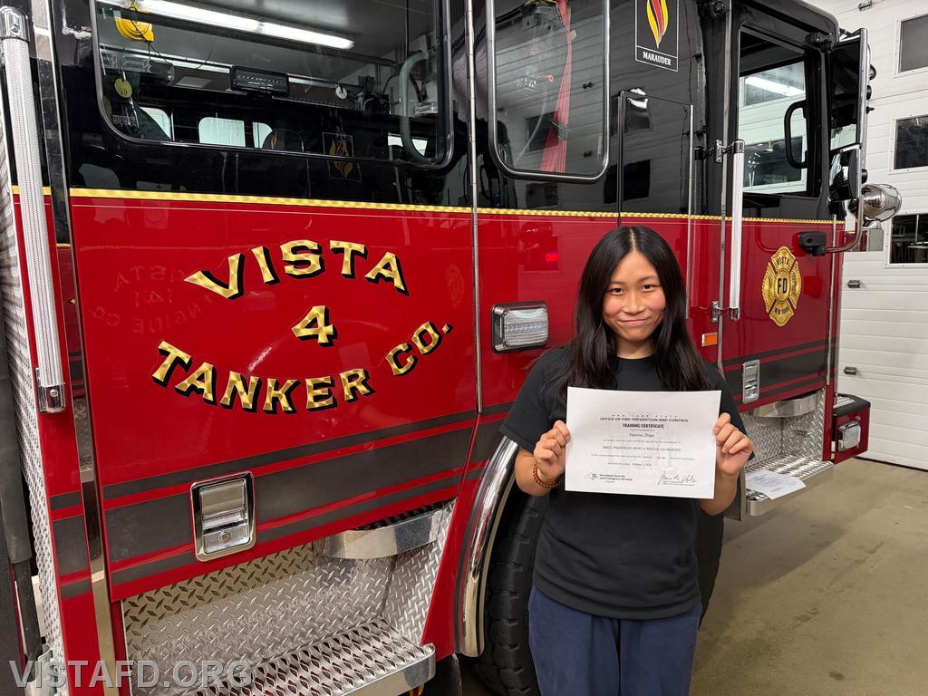 Firefighter/EMT Hanna Zhao