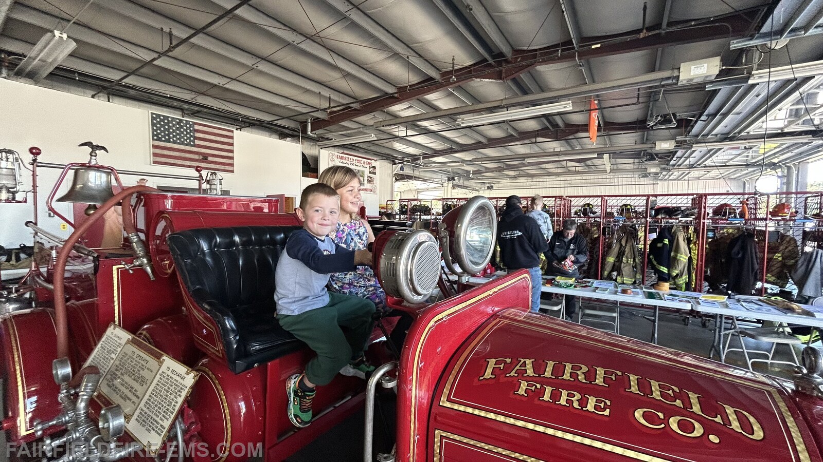 A couple attendees today hanging out on the Chemical Wagon