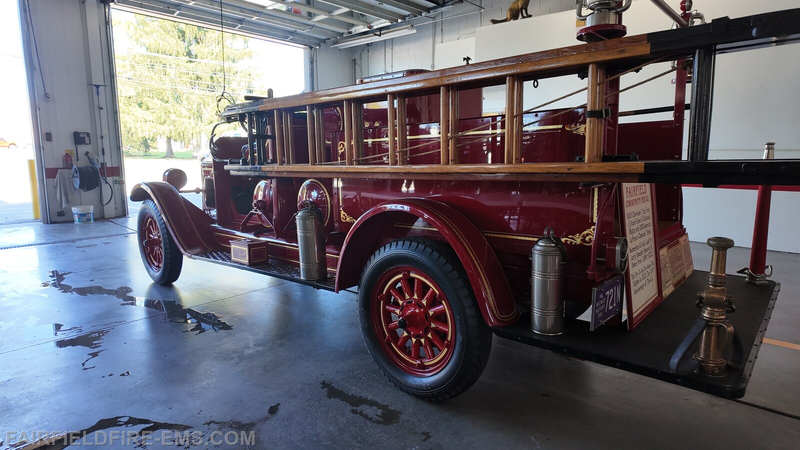 The 1928 FCFC Chemical Wagon looking good for the event.