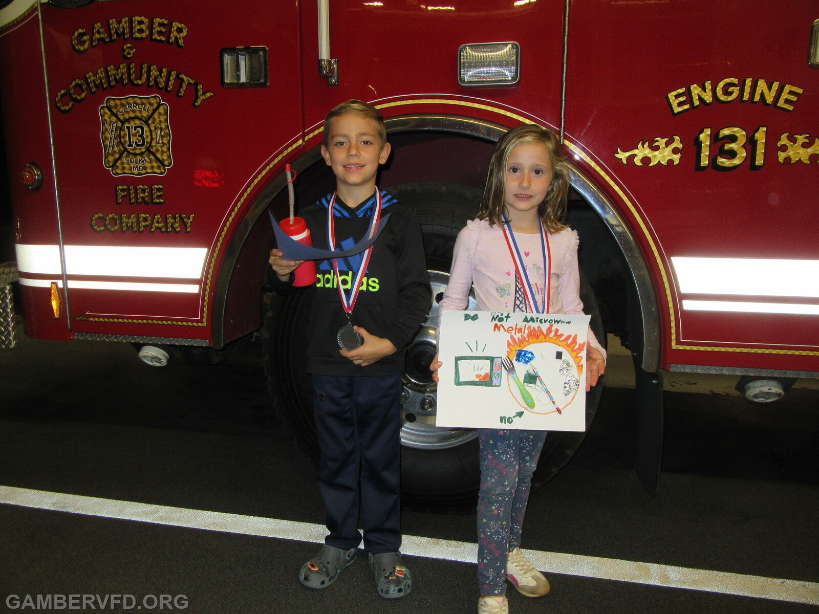 1st Grade winners: Bennett Altenburger and Ellie Whitestone