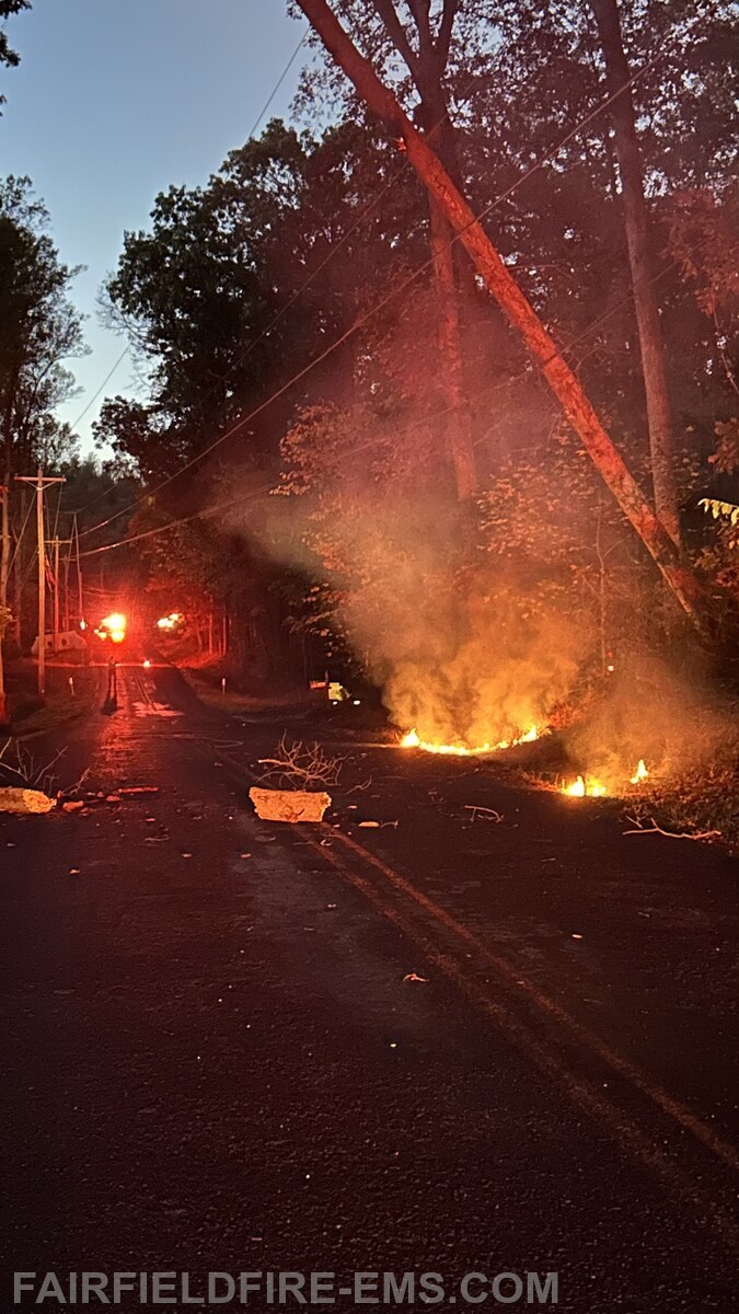 Carr Hill Rd tonight - Highland Township