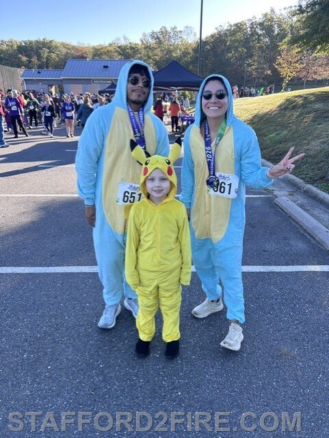 Runners of all ages embraced the Halloween spirit at Embrey Mill's Halloween 5K and Monster Mile.