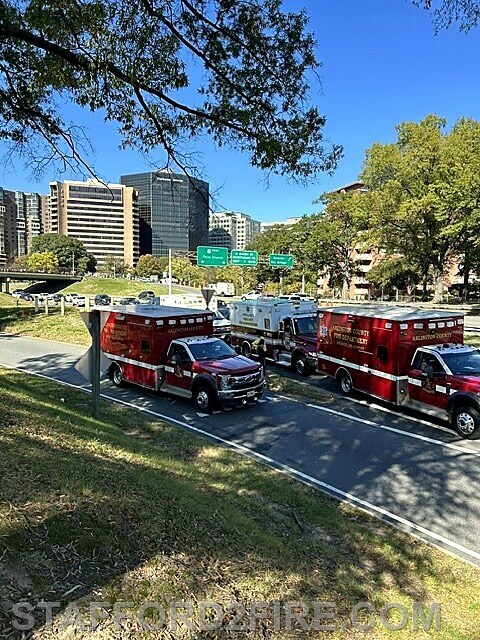 Emergency medical resources from multiple jurisdictions support the marathon through coordinated regional mutual-aid operations.