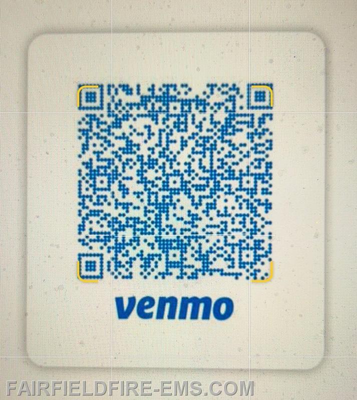 Easy Ways To Donate - Annual Solicitation Fundraiser.  If you're using Venmo just scan this QR code.